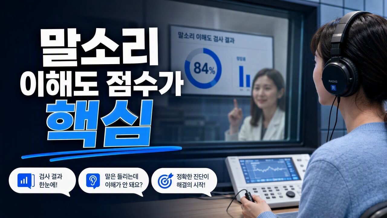 보청기 구매 전 청력검사 수치만 보면 놓치기 쉬운 ‘어음명료도’ 확인 방법과 질문