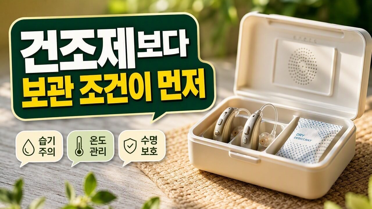 보청기 건조제 사용법, 자주 하는 실수 4가지, ‘얼마나 자주’보다 먼저 확인할 보관 조건
