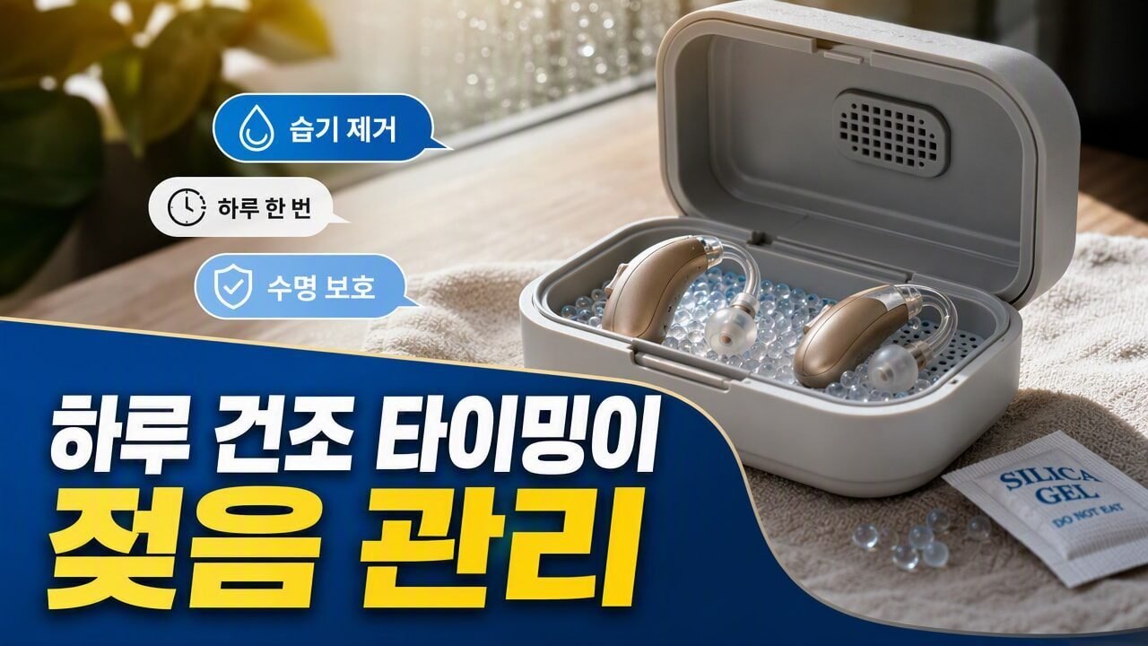 보청기 건조제 하루 사용 습관, 실제로 효과가 달라지는 보관 타이밍과 교체 주기